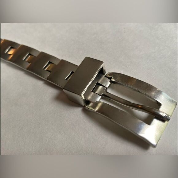 Rare Taxco Salvador Juller Gracia Signed Sterling Silver 925 Buckle Bracelet - Picture 3 of 10